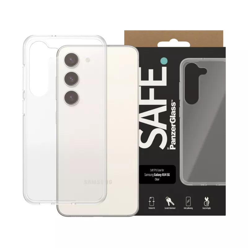 PanzerGlass SAFE. by ® TPU vāciņš Samsung Galaxy S23 | Transparent