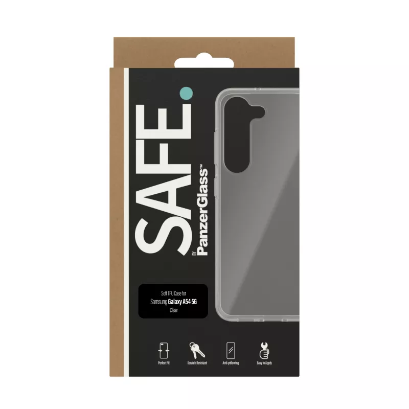 PanzerGlass SAFE. by ® maciņš Samsung Galaxy S23+ | Caurspīdīgs
