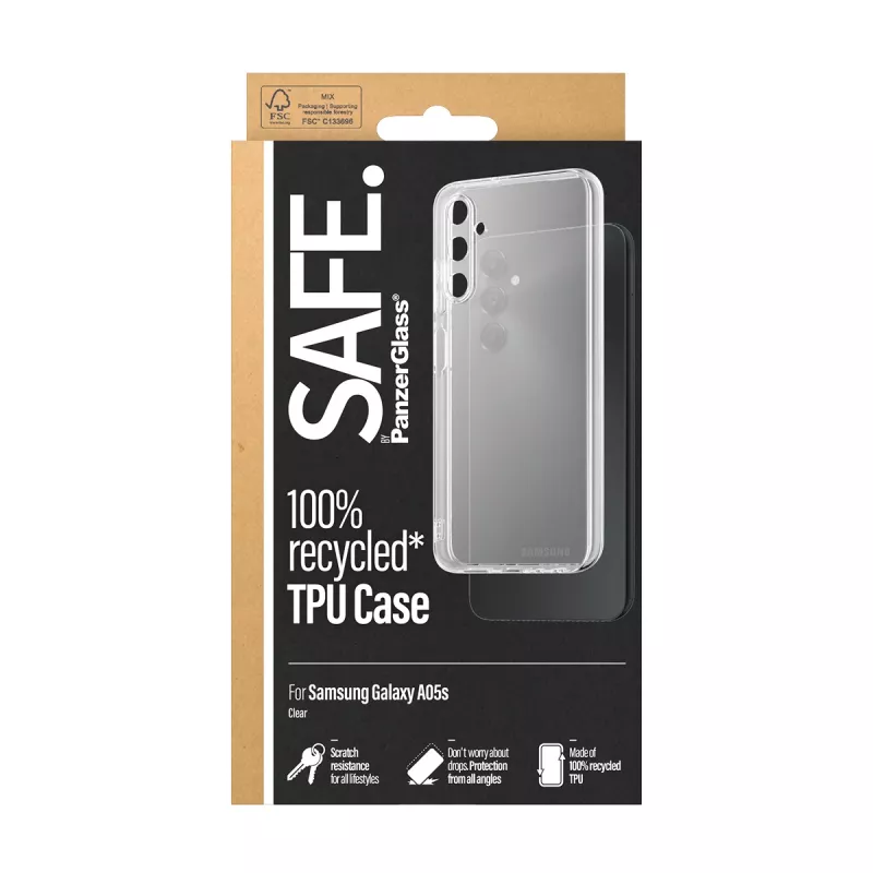 PanzerGlass SAFE. by ® TPU maciņš caurspīdīgs Samsung Galaxy A05s