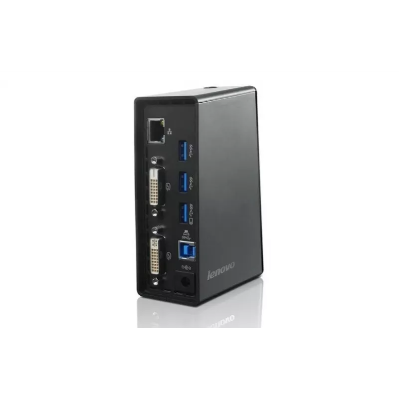 Lenovo ThinkPad USB 3.0 dokstacija, vadu, USB 3.2 Gen 1 (3.1 Gen 1) Type-A, melna