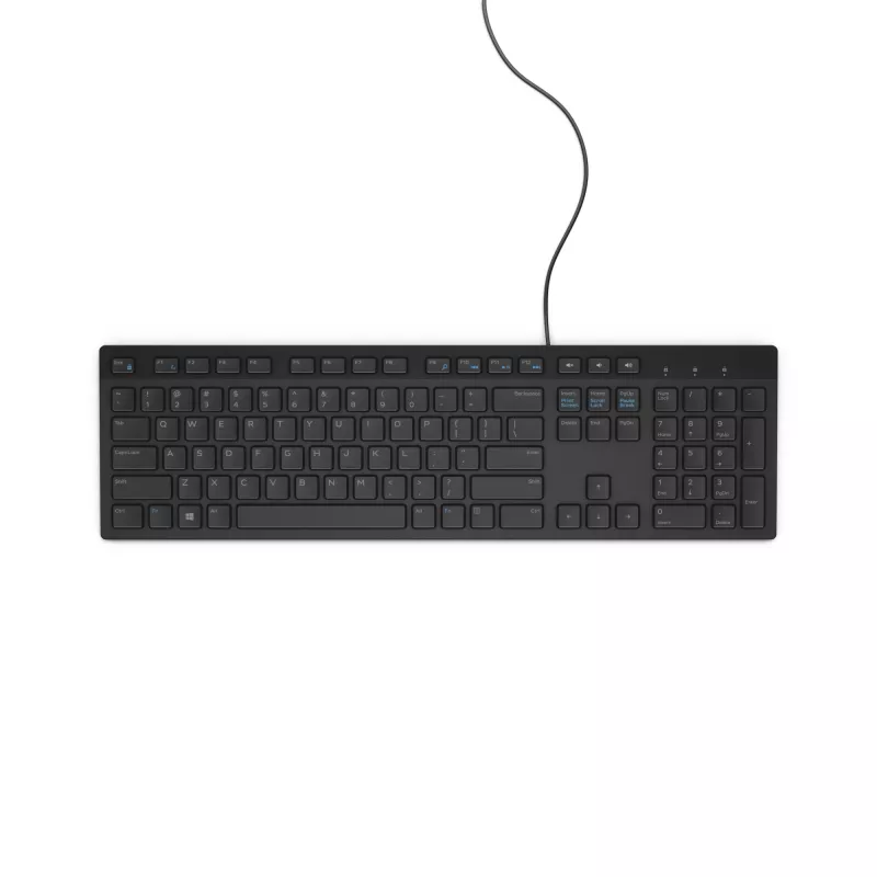 DELL KB216 tastatūra Universāla USB QWERTY US International Melna