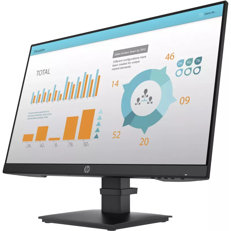 HP P-Series P24 G4 datoru monitors 60,5 cm (23,8 collu) 1920 x 1080 pikseļi Full HD