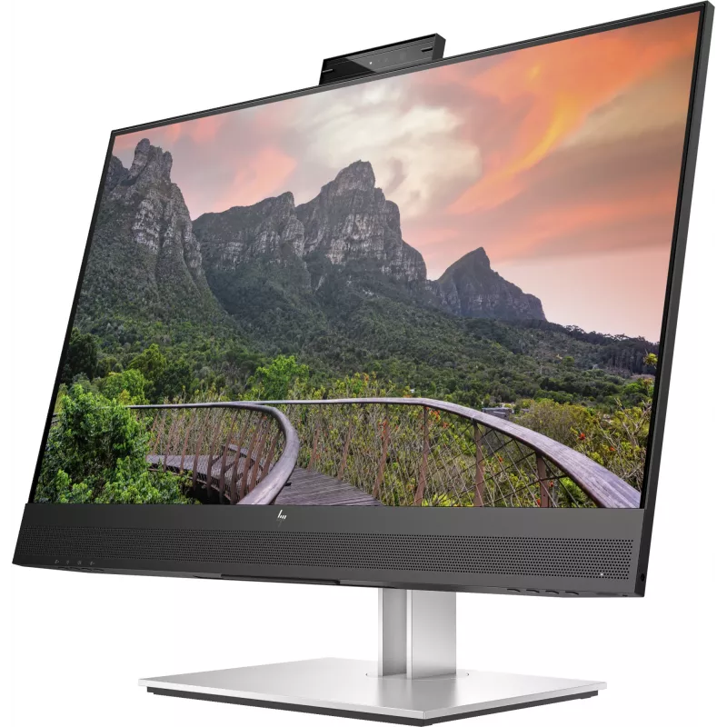 HP E27m G4 QHD USB-C konferenču monitors, datora monitors 68,6 cm (27 collas) 2560 x 1440 pikseļi Quad HD LCD, melns, sudrabots