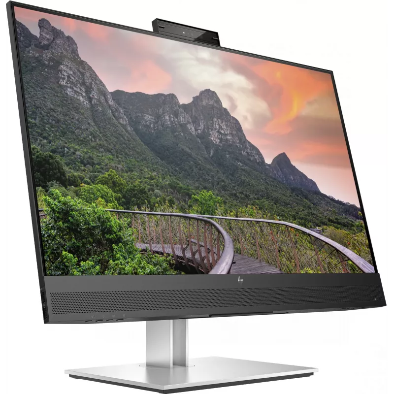 HP E27m G4 QHD USB-C konferenču monitors, datora monitors 68,6 cm (27 collas) 2560 x 1440 pikseļi Quad HD LCD, melns, sudrabots