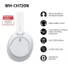 Sony WH-CH720 austiņas ar vadu un bezvadu savienojumu, galvas stīpa, zvani/mūzika, USB Type-C, Bluetooth, balts
