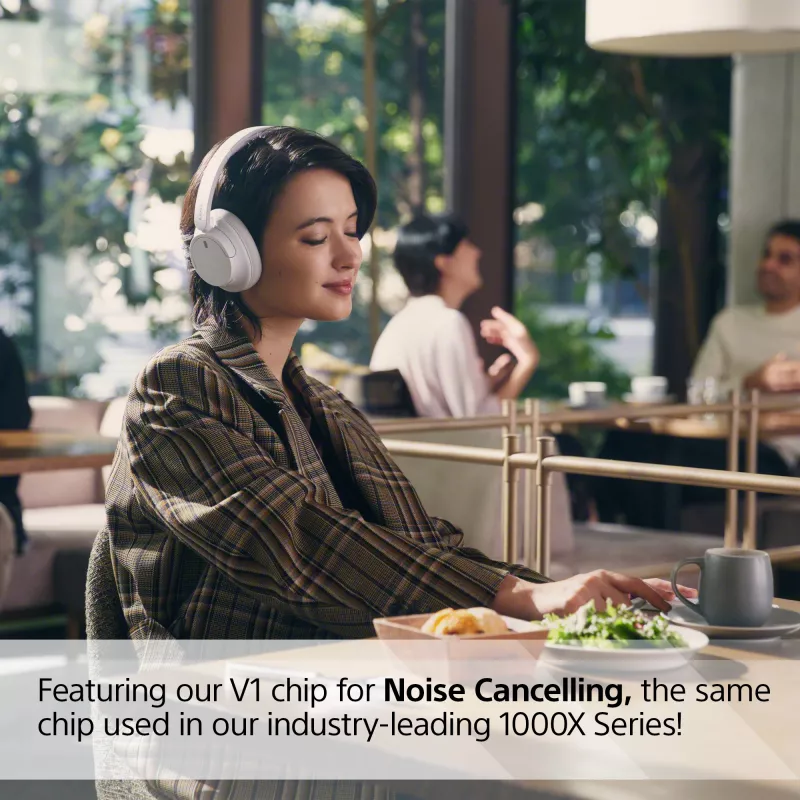 Sony WH-CH720 austiņas ar vadu un bezvadu savienojumu, galvas stīpa, zvani/mūzika, USB Type-C, Bluetooth, balts