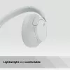 Sony WH-CH720 austiņas ar vadu un bezvadu savienojumu, galvas stīpa, zvani/mūzika, USB Type-C, Bluetooth, balts