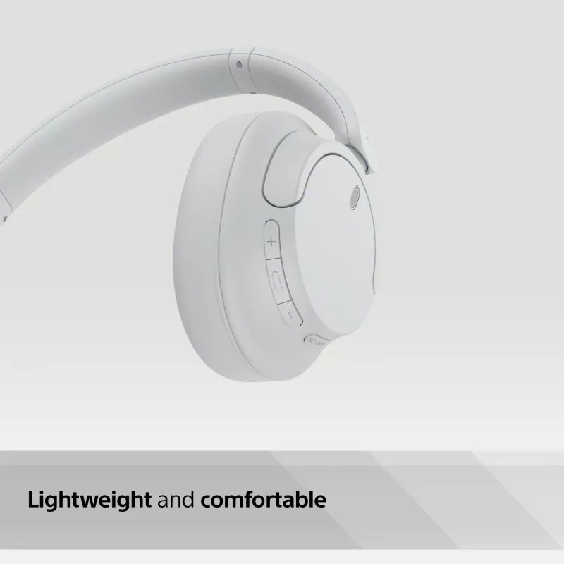 Sony WH-CH720 austiņas ar vadu un bezvadu savienojumu, galvas stīpa, zvani/mūzika, USB Type-C, Bluetooth, balts