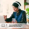 Sony WH-CH720 austiņas ar vadu un bezvadu savienojumu, galvas stīpa, zvani/mūzika, USB Type-C, Bluetooth, balts