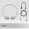 Sony WH-CH720 austiņas ar vadu un bezvadu savienojumu, galvas stīpa, zvani/mūzika, USB Type-C, Bluetooth, balts