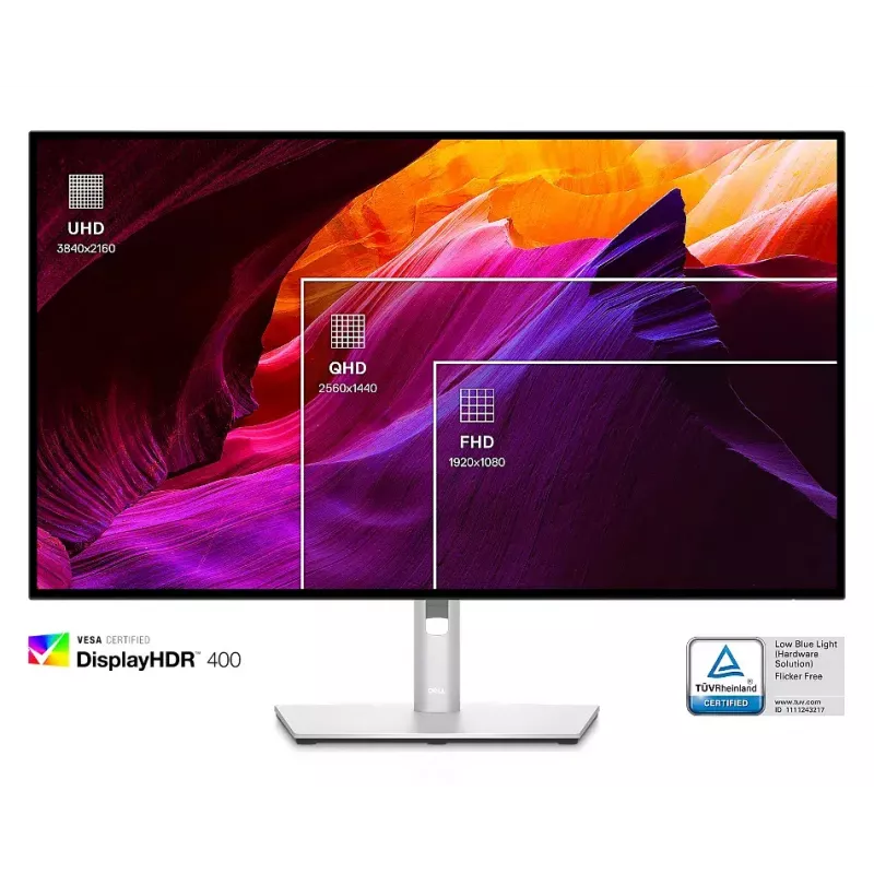 Monitor DELL UltraSharp 32 4K USB-C Hub Monitor 31.5 inch LCD 3840 x 2160