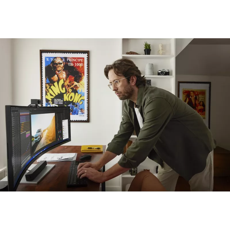Monitors HP E45c G5 44,5 collu Dual QHD LCD 5120 x 1440