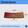 Monitor HP E45c G5 45 collu izliekts displejs LCD DQHD izšķirtspēja