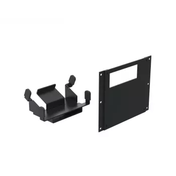 Ergonomic Solutions SpacePole Kiosk SPK612-02 POS sistēmas piederums POS printera pārsegs Melns Metāls