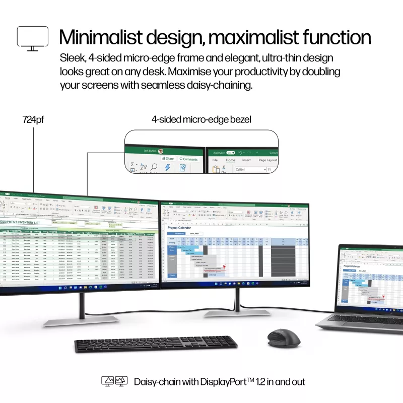 Monitor HP Series 7 Pro 23.8 collu FHD Displejs 1920 x 1080