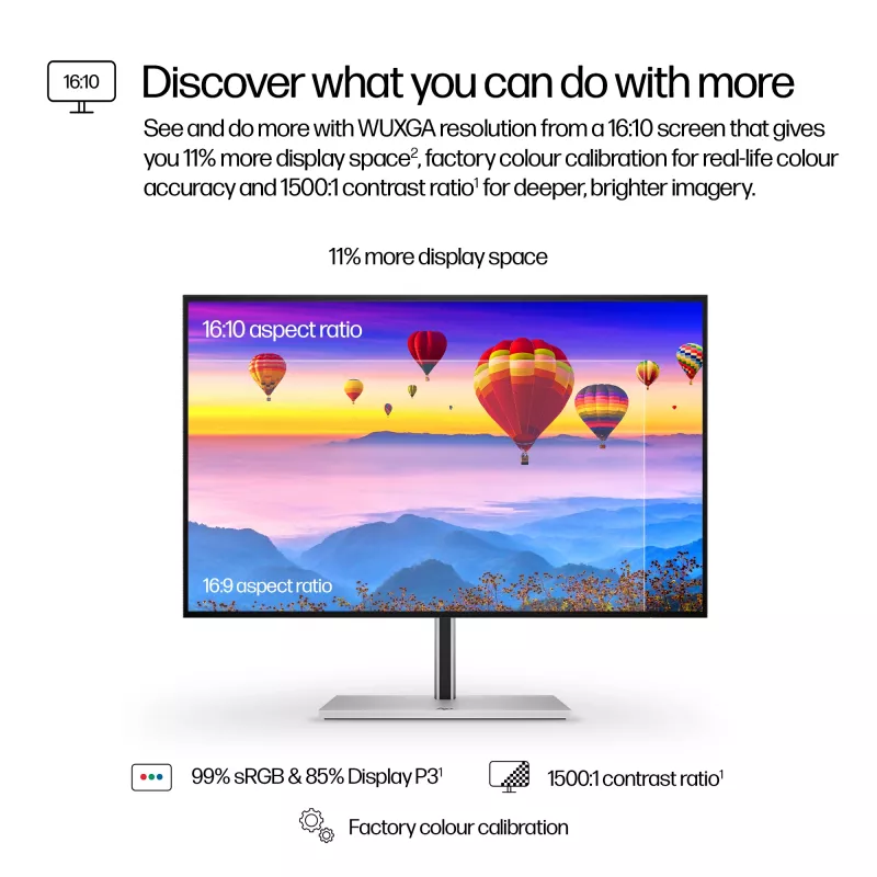 HP Series 7 Pro 24 collu WUXGA USB-C monitors - 724pu, bez PVC
