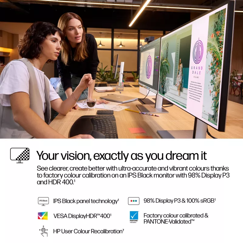 HP Series 7 Pro 27 collu QHD monitors - 727pq bez PVC