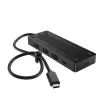 USB-C Travel Hub G3 — HP, USB 3.2 Gen 2 Type-C resursdators, HDMI, USB-A, strāvas padeve līdz 65 W, 116×41.9×14.5 mm