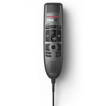 Mikrofons Philips SpeechMike Premium Touch melns vienvirziena USB vadu -37 dB