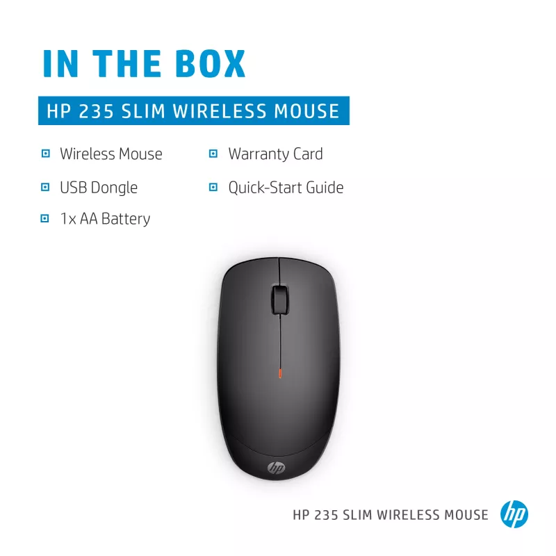 Pele HP 235 plāns Wireless RF bezvadu