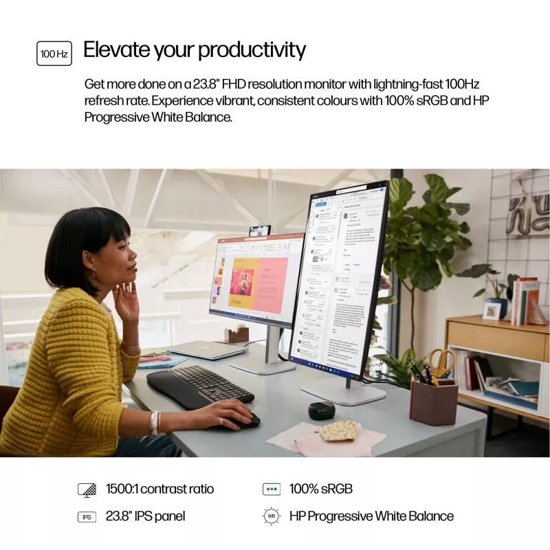 HP Series 5 Pro 23,8 collu FHD monitors bez statīva - 524pf