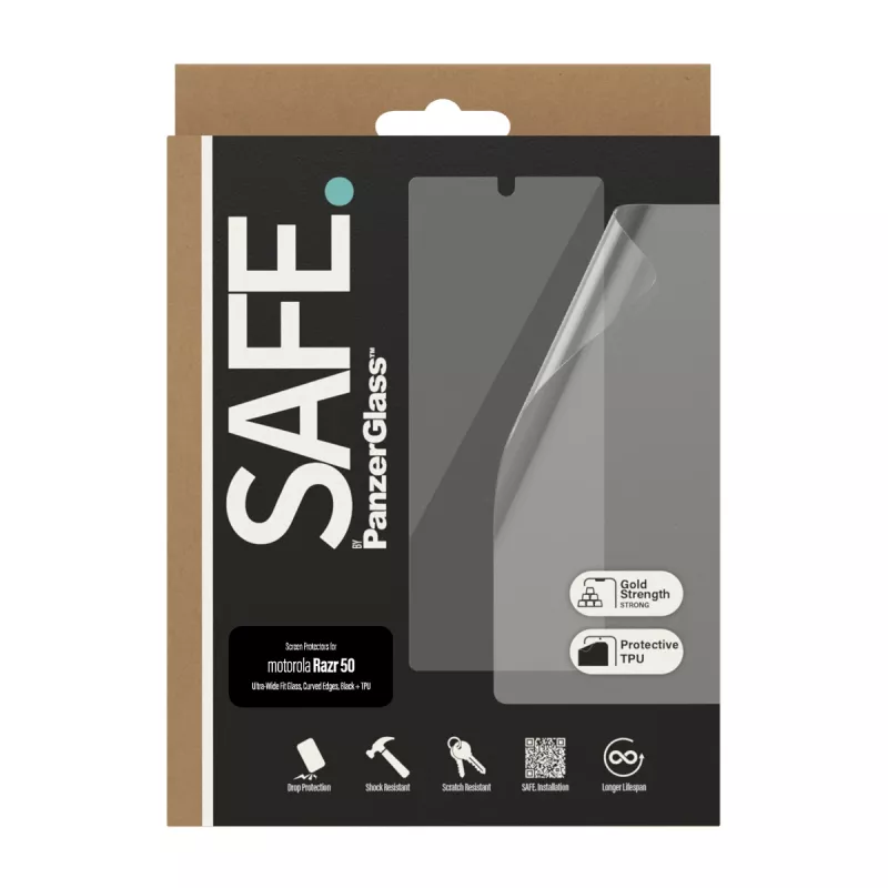 PanzerGlass SAFE. by ® Ekrāna aizsargs Motorola Razr 60 | Razr 50 | Stikls un plēve
