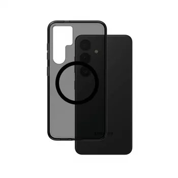 PanzerGlass CARE™ by ® Urban Combat Case Smokey w. Melns Qi Saderīga Samsung Galaxy S24
