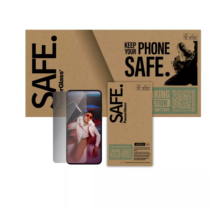 PanzerGlass SAFE. by ® Privātuma ekrāna aizsargstikls Samsung Galaxy S25+ | S24+ | Ultra-Wide Fit