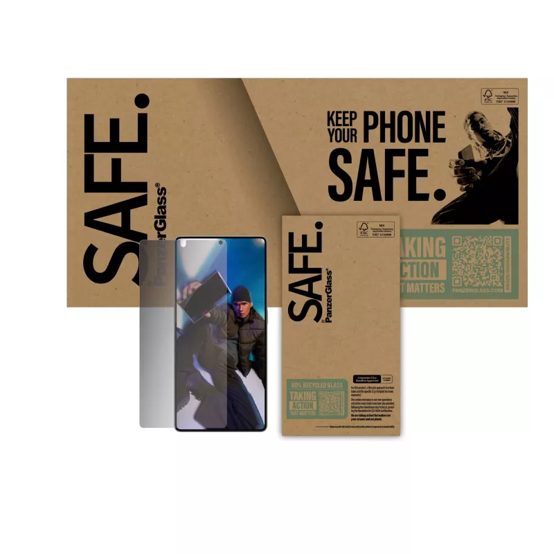 PanzerGlass SAFE. by ® Privātuma ekrāna aizsargs Samsung Galaxy S25 Ultra | Ultra-Wide Fit