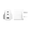 PanzerGlass empower™ by ® Turbo 70W Multiple Charger incl. 2 x USB-C + USB-A | UK Plug | Silver balta