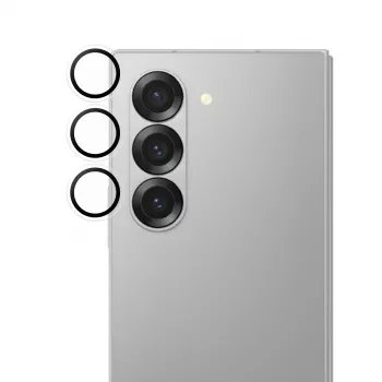 Kameras objektīva aizsargs PanzerGlass Hoops caurspīdīgs Samsung Galaxy Z Fold7 (rūdītais stikls, silikons)