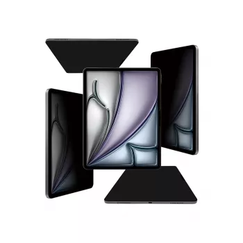 PanzerGlass ® 4 virzienu privātuma ekrāna aizsargs iPad Air 13 collas (2024-2025) | iPad 13 collas Pro (2024-2025) | Īpaši plata pielāgošanās