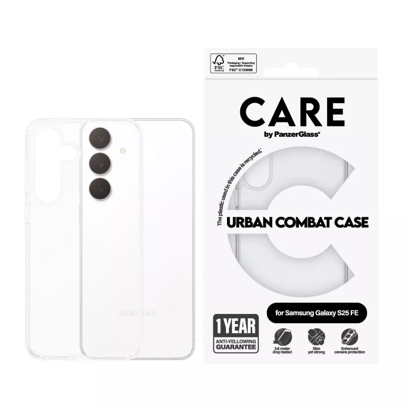 PanzerGlass CARE™ by ® Urban Combat vāciņš Samsung Galaxy S25 FE 5G