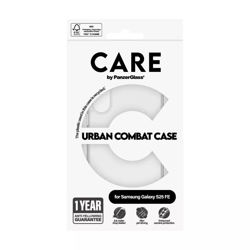 PanzerGlass CARE™ by ® Urban Combat vāciņš Samsung Galaxy S25 FE 5G