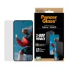 PanzerGlass 2 virzienu privātuma ekrāna aizsargs Samsung Galaxy S26 — īpaši plats pārklājums, PET + silikons, izturīgs pret skrāpējumiem un triecieniem