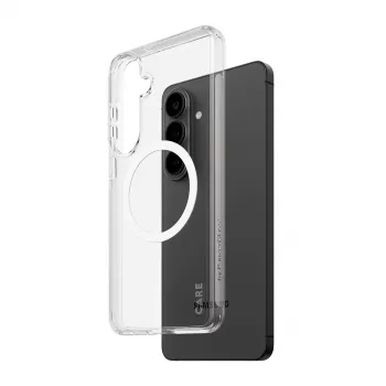 Aizsargapvalks PanzerGlass CARE Urban Explorer vāciņš Samsung Galaxy S26+ — caurspīdīgs, balts Qi saderīgs
