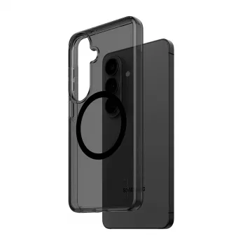Aizsardzības tālruņa vāciņš PanzerGlass CARE™ Smokey Case ar Melns Qi Samsung Galaxy S26