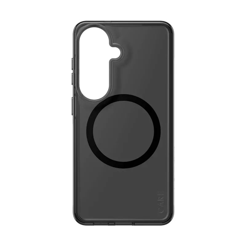 Aizsardzības tālruņa vāciņš PanzerGlass CARE™ Smokey Case ar Melns Qi Samsung Galaxy S26