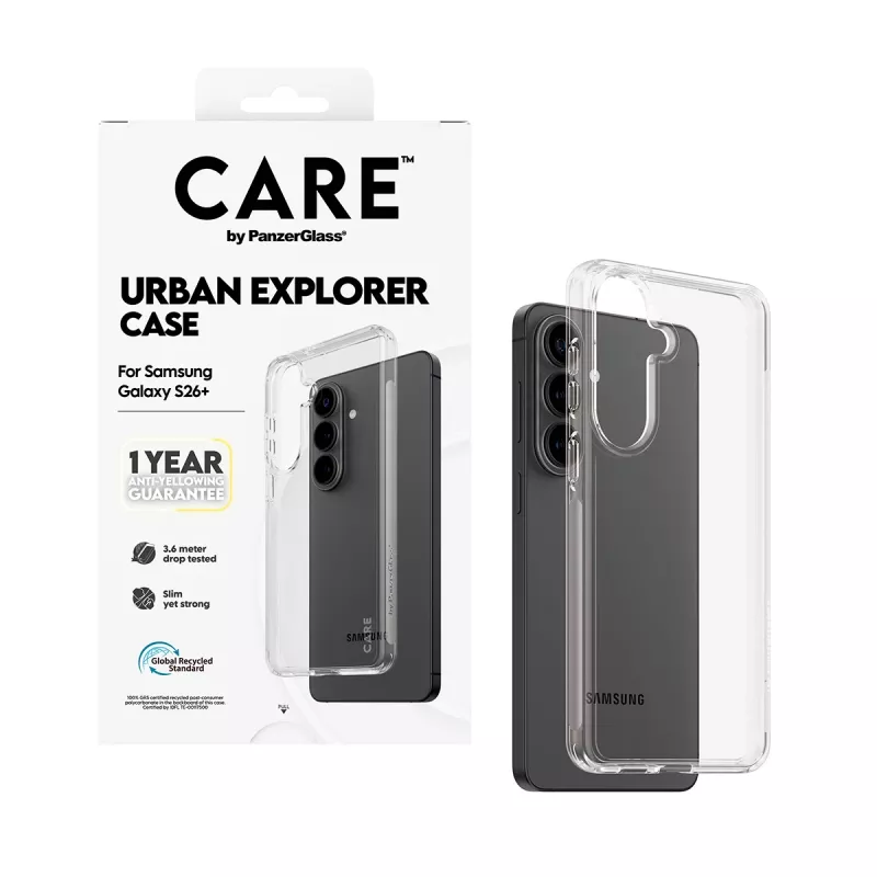 PanzerGlass CARE™ by ® Urban Explorer vāciņš Transparent Samsung Galaxy S26+