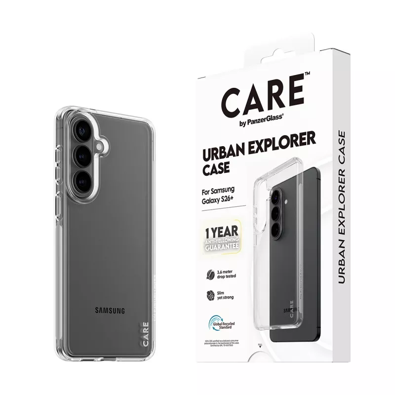 PanzerGlass CARE™ by ® Urban Explorer vāciņš Transparent Samsung Galaxy S26+