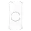 Aizsargājošs tālruņa maciņš PanzerGlass CARE Samba Transparent ar balta Qi Samsung Galaxy S26