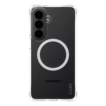 PanzerGlass CARE™ by ® Samba vāciņš Transparent w. balta Qi Samsung Galaxy S26+