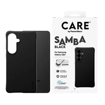 PanzerGlass CARE™ by ® Samba maciņš melns ar Qi Samsung Galaxy S26+