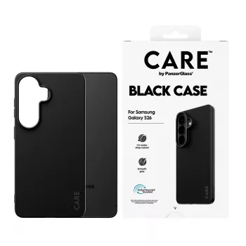 Aizsargājošs TPU vāciņš PanzerGlass CARE™ Samsung Galaxy S26 — melns