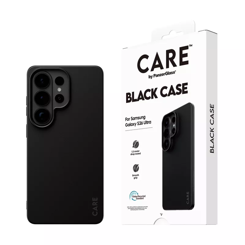 TPU vāciņš PanzerGlass CARE™ Samsung Galaxy S26 Ultra — melns
