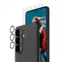 PanzerGlass ekrāna aizsarga komplekts Samsung Galaxy S26 — Hoops 2-in-1 Ultra-Wide Fit, rūdīta stikla + PET/silikona slāņi