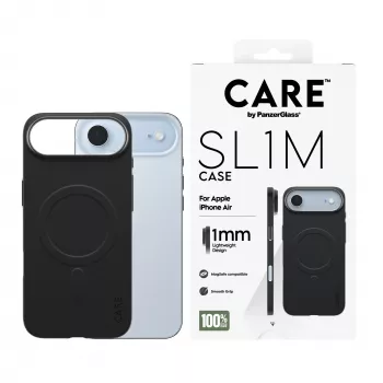 Aizsargājošs tālruņa maciņš PanzerGlass CARE SL1M ar MagSafe Apple iPhone Air, melns