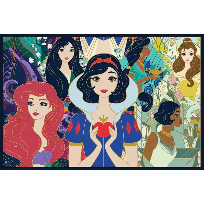 Puzle TREFL Puzzle 2x200 gab. Disney Princess – 2 puzles, katra 200 gab.