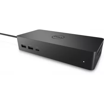 DELL Universal Dock - UD22, Dokošanas stacija, USB 3.2 Gen 2 (3.1 Gen 2) Type-C, 96 W, 10,100,1000 Mbit/s, Melna, 5120 x 2880 pikseļi