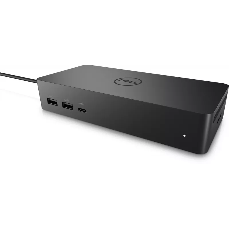DELL Universal Dock - UD22, Dokošanas stacija, USB 3.2 Gen 2 (3.1 Gen 2) Type-C, 96 W, 10,100,1000 Mbit/s, Melna, 5120 x 2880 pikseļi